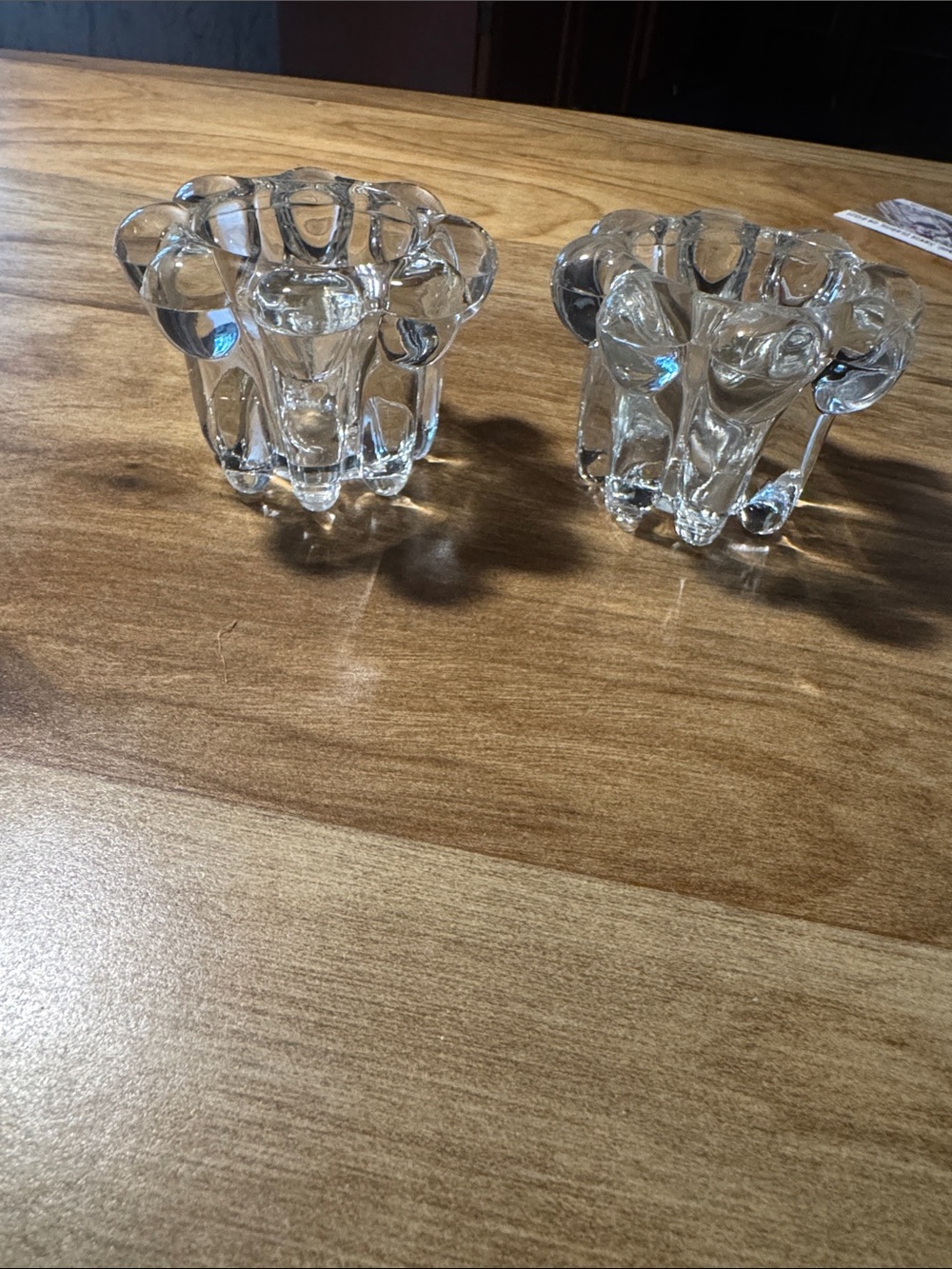 bubble glass candle holders made in Indonesia